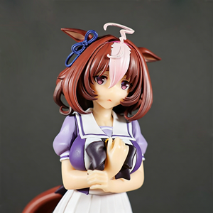 Statuetta Anime PVC Ufficiale UmaMusume Pretty Derby Meisho <span class=keywords><strong>Doto</strong></span> in Versione Uniforme Scolastica, Collezione Originale in Scatola - Product Image 2