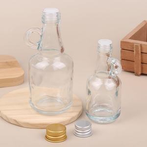 Decantador de Whisky de Vidrio Transparente Vacío de 50 ml y 100 ml con Tapas de Aluminio, Mini Contenedor de Alcohol, Botella de Vidrio para Licores y Bebidas - Product Image 4