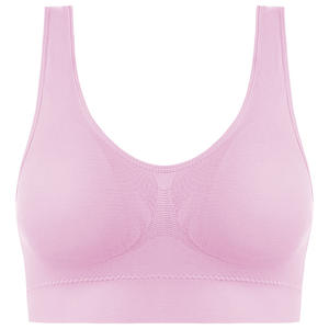 حمالة صدر رياضية سريعة الجفاف للسيدات مقاس كبير بدون أسلاك بدون أسلاك مع ديكور دانتيل ووسادات قابلة للإزالة - Product Image 5