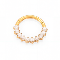 YW gros G23 titane Piercing articulé Segment anneau Septum anneau oreille Cartilage hélice Piercing unisexe bijoux