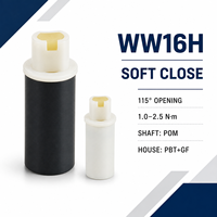 Siège de toilette moderne Uniwise en gros avec amortisseur à fermeture douce WW20PF, réglable à 115 degrés, pour remplacement de quincaillerie de salle de bain