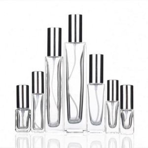 Portable <b>Mini</b> Travel Size Glass Perfume Bottle Aluminum Sprayer Refillable Screen <b>Printing</b> 5ml-30ml OEM 100pcs Fast Delivery - Product Image 1