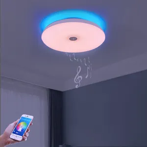 Decorazione della casa camera da letto RGB illuminazione regolabile Smart App telecomando Led lampada musicale da soffitto