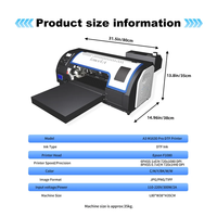Impresoras de Inyección de Tinta DTF M1630 Pro A3, Sistema de Circulación de Tinta Blanca, Máquina de Impresión DTF de Doble Velocidad para