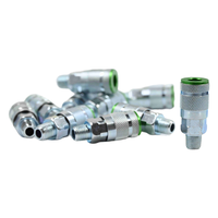 Outils matériels-Kit de connecteur mâle NPT vert de type A 10 pièces de style américain de 1/4 pouces, version personnalisée standard OEM