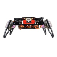 Kit de programmation Scratch pour robot, ensemble éducatif IA, robot araignée à quatre pattes avec contrôle par application, mode vocal et détection de gravité