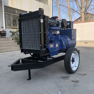 Weifang 50kW Diesel <b>Generator</b> Set Mobile Trailer 400V 50Hz 1500Rpm Backup <b>Power</b> Supply - Product Image 1