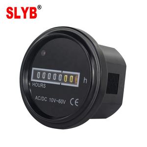 AC/DC10-60V TH-1 Hitam Bundar Pengukur Jam untuk Mesin - Product Image 4