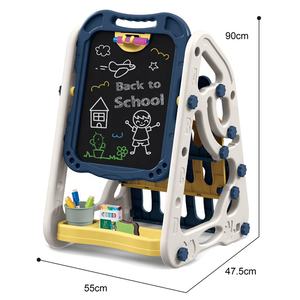 3合1早教绘画玩具儿童学习写字板游戏套装绘图板带书架 - Product Image 3