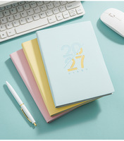 Agenda annuel OEM 2027 en anglais, portugais et espagnol, journal quotidien, planificateur d'autodiscipline, carnet
