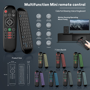 Беспроводной пульт дистанционного управления air fly mouse с гироскопом для Smart <span class=keywords><strong>tv</strong></span>, пульт дистанционного управления для Fire <span class=keywords><strong>Stick</strong></span> <span class=keywords><strong>Android</strong></span> <span class=keywords><strong>TV</strong></span> Box, клавиатура и мышь - Product Image 3