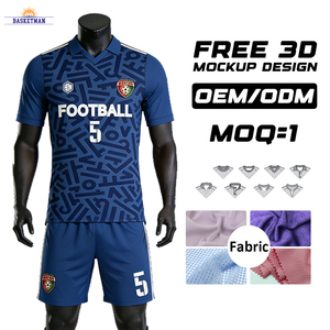 เสื้อฟุตบอลสโมสรเชลซี รุ่นนักเตะ แบบสั่งทำพิเศษ ผ้าโพลีเอสเตอร์ระบายอากาศ แขนสั้น รับผลิตแบบ OEM ODM - Product Image 1