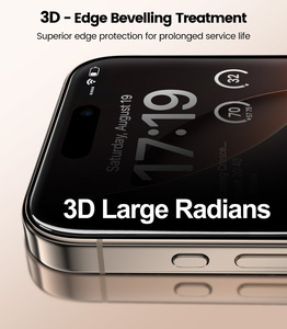 ฟิล์มกระจกนิรภัยป้องกันการมองเห็นสำหรับ <span class=keywords><strong>iPhone</strong></span> 16 พร้อมคุณสมบัติป้องกันรอยขีดข่วน ป้องกันการตกกระแทก ป้องกันแสงสะท้อน และออกแบบให้เข้ากับเคสได้ - Product Image 3