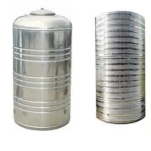 customized stainless steel hot water tank with PU insulation with heating exchange coil