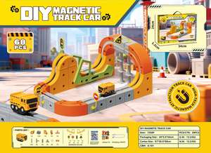 Juguete Educativo de Construcción Magnética de Plástico ABS, Modelo de Vagón de Tren para Niños de <span class=keywords><strong>2</strong></span> a 4 Años, Unisex, Transporte - Product Image 3