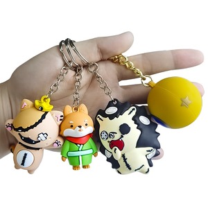 Cartoon 3D PVC Anime Keychain Custom Rubber <b>Key</b> <b>chain</b> Logo Promotional Keychains Accessories <b>Key</b> ring Custom - Product Image 5