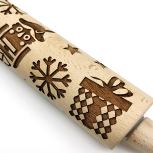 Mới được thiết kế nhà bếp cán <span class=keywords><strong>Pin</strong></span> cho Baking giáng sinh Cookie dập nổi bằng gỗ Cán công cụ với Pastry Board mô hình - Product Image 3