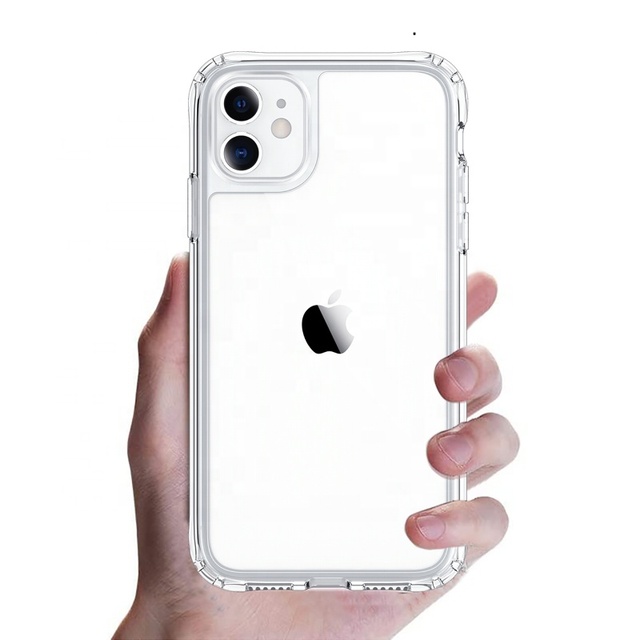 Acrylic Clear Strong Shockproof Transparent Phone Case for iPhone 11 12 Pro 13 15 16 17 Pro Max PC Phone Cover