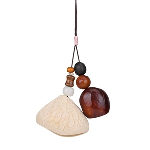 Wholesale Assorted Natural Fruit Shell Pendant <b>Wind</b> <b>Chime</b> Car Decor Folk Handicraft Souvenir Hanging Accessories - Product Image 1