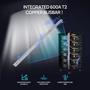 ECO-WORTHY RACK6 V2 6-laags stalen serverrack met 600A busbar, compatibel met alle ECO-WORTHY Rack batterijversies - Product Image 3