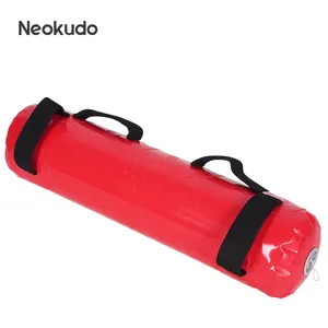 Прозрачная красно-серая цветная сумка для фитнеса