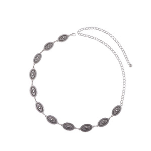 โซ่คาดเอวเงินทิเบตแบบวินเทจสำหรับผู้หญิง พร้อมจี้ห้อยสำหรับใส่ทุกวัน - Product Image 5