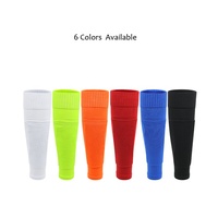Manchon de compression haute performance pour mollets, chaussettes de sport fines, protège-tibias de football avec poche pour adultes, adolescents et enfants, soutien des jambes pour le football