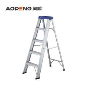 <span class=keywords><strong>Escalera</strong></span> Doméstica Plegable de Aluminio Reforzado Antideslizante con Bandeja de Plástico - Product Image 5