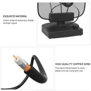 Antena de TV Digital HD para Interiores, Antena DVB-T de 60 cm de Alta Ganancia, Suministro de Fábrica Gongren Indonesia - Product Image 3