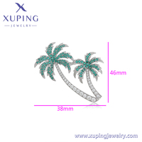 A00912296 Bijoux Xuping Broche Femme Plaqué Or Mode Plume Étoile Animal Fleur Papillon Ballerine Fille Broches