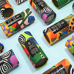 Food Grade Recycled Cardboard Cylinder Loose Leaf Tea Coffee Packaging Box Window Round Black Kraft Paper Tube Packaging