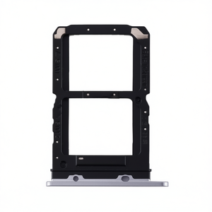 Placa de bandeja Dual Sim para Oppo Realme X2 Pro Rmx1931 gris plateado - Product Image 2