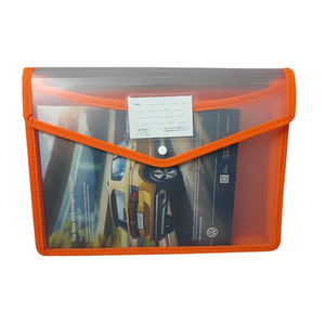 Porte-documents en forme de L, porte-documents en plastique transparent, format A4, dossier transparent en L, organisateur de documents pour le bureau et l'école - Product Image 2