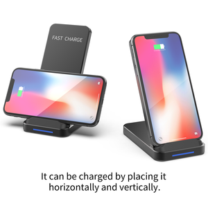 Hot Bán 10W QI Sạc Không Dây Cho Samsung <span class=keywords><strong>S9</strong></span> S8 S7 Lưu Ý 9 8 Không Dây Nhanh Chóng Sạc Dock Cho iPhone XS Max XR X 8 Cộng Với - Product Image 5