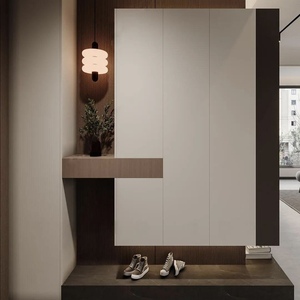 Buffet en bois massif de style italien moderne, meuble de salon de luxe léger avec rangement pour salle <span class=keywords><strong>d</strong></span>'attente, table <span class=keywords><strong>d</strong></span>'entrée en gros - Product Image 1