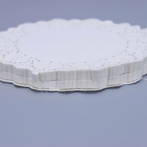 Disposable High Quality Double-Sided Lace Oil Absorbing <b>Paper</b> Pad White Food Grade Eco-Friendly Greaseproof Non-Stick for Bread - Product Image 5