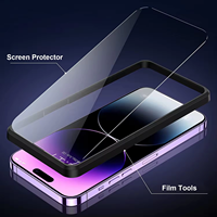 Vente en gros de film protecteur en verre trempé 9H 0,33 mm pour iPhone 16Promax 15 14 13 12 11 pour iPhone 17Promax 17pro 17air