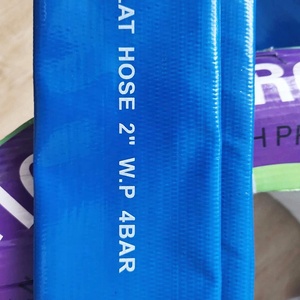 Manguera de Agua Plana de PVC Azul de Alta Calidad WP 4bar ISO, Manguera de PVC de 2 Pulgadas, Tubo de Agua Plano de 3 Pulgadas, 4'*100m - Product Image 1
