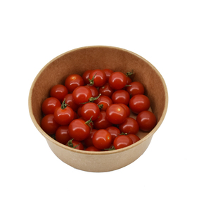 Vente flash - Bol à salade jetable en papier kraft <span class=keywords><strong>TIMECO</strong></span> 24 oz/750 ml avec couvercle pour les fêtes - Product Image 2