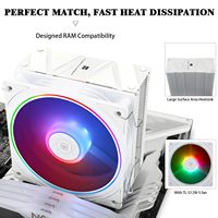 Thermalright Assassin Spirit 120 mm EVO ARGB White CPU Air Cooler 3PIN Power 4PIN Copper prend en charge Intel Lga1700/115X