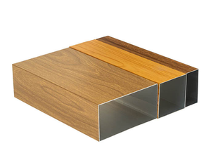 Profilés en <span class=keywords><strong>aluminium</strong></span> colorés au prix d'usine, tubes carrés en <span class=keywords><strong>aluminium</strong></span> avec revêtement en poudre - Product Image 3