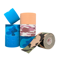Bande de sport camouflage double sécurité 5cm x 5m, imperméable, pour soulager les douleurs musculaires et l'exercice, utilisable en cas d'allergies