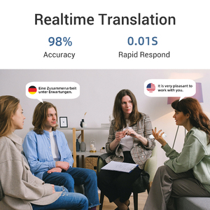 Dispositif de traduction vocale en temps réel Wooask à prix abordable, intelligent et instantané, fonctionne hors ligne pour les voyages - Product Image 4