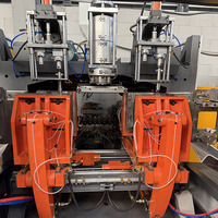 Machine de soufflage par extrusion à une et deux stations pour pots de fleurs en plastique, bouteilles en HDPE, PP, PC