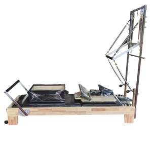 Máquina <span class=keywords><strong>de</strong></span> Pilates Reformer Multifuncional, Cadillac Reformer para Entrenamiento <span class=keywords><strong>de</strong></span> Equilibrio Corporal, Reformer <span class=keywords><strong>de</strong></span> Pilates con Medio Trapecio - Product Image 3