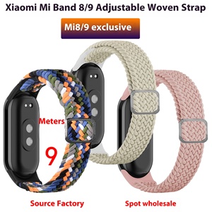 <span class=keywords><strong>Correa</strong></span> de pulsera de tela <span class=keywords><strong>Mi</strong></span> <span class=keywords><strong>correa</strong></span> de reloj deportivo trenzado de nailon con hebilla ajustable para Xiaomi <span class=keywords><strong>Mi</strong></span> <span class=keywords><strong>Band</strong></span> 9/8 - Product Image 2