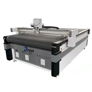 cnc digital vibrating knife oscillating paper corrugated grey board making carton box sample cutting machine