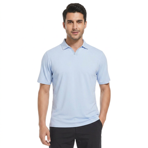 Polos de Punto de Manga Corta de Algodón al por Mayor con Logotipo de Diseño Personalizado, Polos de Golf de Punto para Hombre de Alta Calidad para Exteriores - Product Image 1