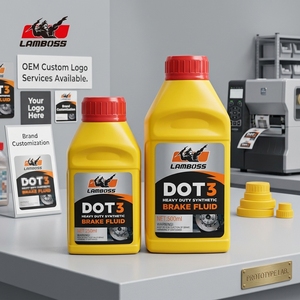 Líquido <span class=keywords><strong>de</strong></span> <span class=keywords><strong>Frenos</strong></span> Sintético <span class=keywords><strong>de</strong></span> Alto Rendimiento LAMBOSS DOT4/DOT3 para Automóviles y Motocicletas - Product Image 3