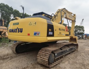 Pelleteuse d'occasion KOMATSU PC200-8 de matériel de construction original de 20 tonnes pelleteuse sur chenilles en vente - Product Image 4